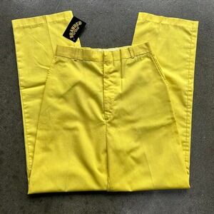 Vintage 80s Yellow Cheeno's 23x29 Trouser Dress Pants